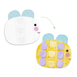 יצירה לקטנטנים - צורות בצבעי ידיים