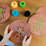 ריקמה על עץ - חרקים