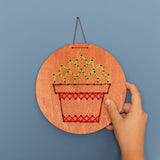 ריקמה על עץ - צמחים