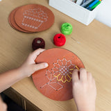 ריקמה על עץ - צמחים