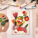 סדנת אומן 23 - צביעה בטכניקת ערבוב צבעים