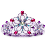 כתר טיארה משובצת לילך לתחפושת