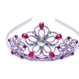 כתר טיארה משובצת לילך לתחפושת