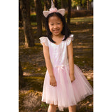 תחפושת שמלת חד קרן נוצצת וקשת