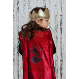 תחפושת אביר אגדי גלימה, שריון וכתר