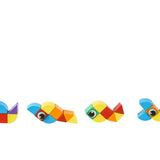 משחק קוביות מגנטיות גדולות - 42 חלקים