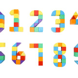 משחק קוביות מגנטיות גדולות - 42 חלקים