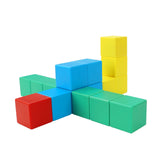 משחק קוביות מגנטיות גדולות - 42 חלקים