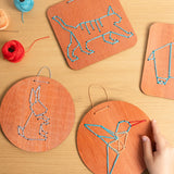 ריקמה על עץ - חיות