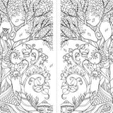 חוברת צביעה מיניאטורית - היער הקסום