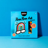 יצירה עם פונפונים - קשת בענן - OMY