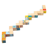 פאזל עץ - נחש קוביית רובוטים