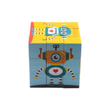 פאזל עץ - נחש קוביית רובוטים