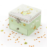 תיבת נגינה זוהרת בחושך הנסיך הקטן ירוק