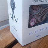 מאוורר נייד לעגלה - פרחוני