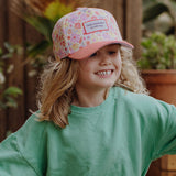 כובע מצחייה - Retro Flower