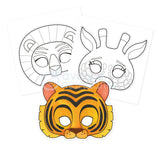 חוברת צביעה מסיכות - חיות