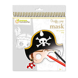 חוברת צביעה מסיכות - פיראטים