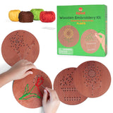 ריקמה על עץ - צמחים