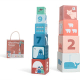 מגדל קוביות - חיות ומספרים