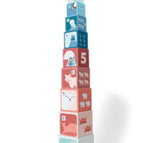 מגדל קוביות - חיות ומספרים