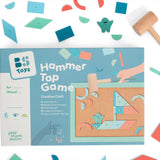 לוח שעם לבניית דגמים עם פטיש ומסמרים