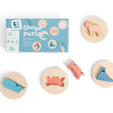 6 פאזלים התאמת דמויות מעץ