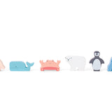 6 פאזלים התאמת דמויות מעץ