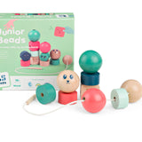 משחק השחלת חרוזי עץ ענקיים לפעוטות