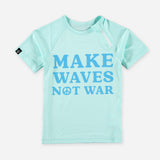 בגד ים חולצה קצרה Make Waves Blue