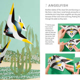 ספר דפי אוריגמי והוראות - חיות הים