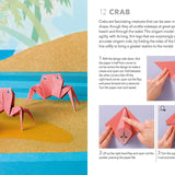 ספר דפי אוריגמי והוראות - חיות הים