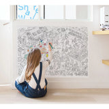 פוסטר ענק לצביעה + טושים