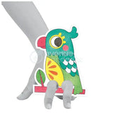 פנקס בובות אצבע לצביעה - תוכי